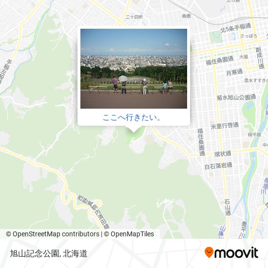 旭山記念公園地図