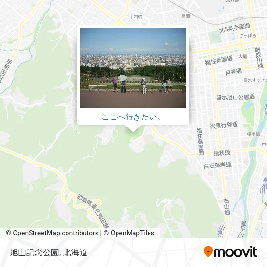 旭山記念公園地図
