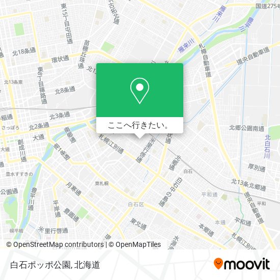 白石ポッポ公園地図