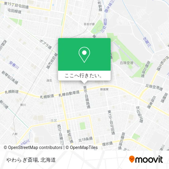 やわらぎ斎場地図