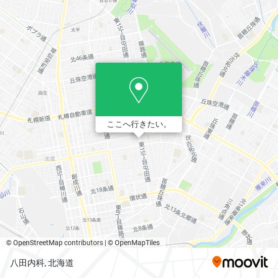 八田内科地図