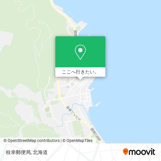 枝幸郵便局地図