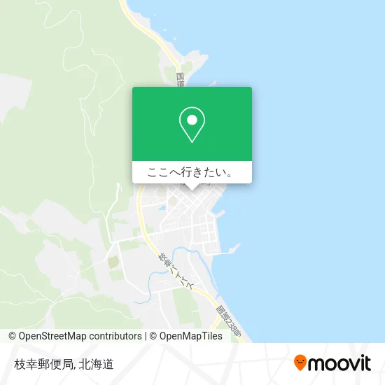枝幸郵便局地図