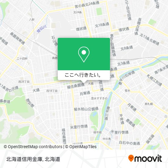 北海道信用金庫地図