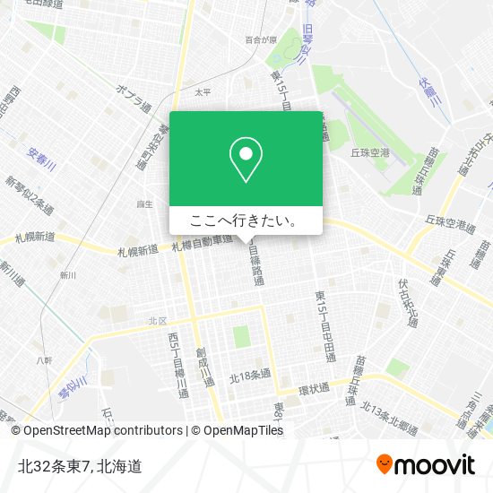 北32条東7地図