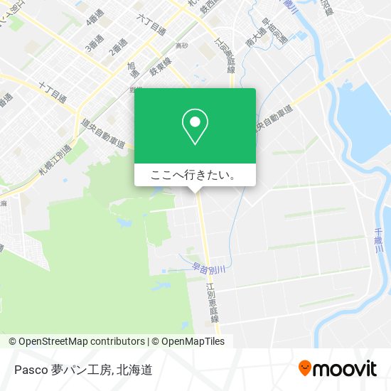Pasco 夢パン工房地図