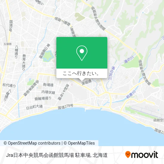 Jra日本中央競馬会函館競馬場 駐車場地図