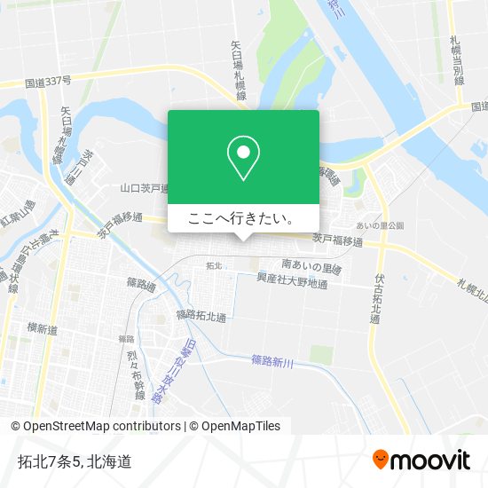 拓北7条5地図