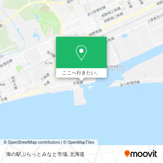 海の駅ぷらっとみなと市場地図