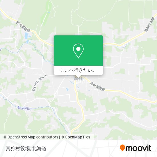 真狩村役場地図
