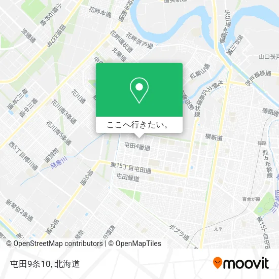 屯田9条10地図