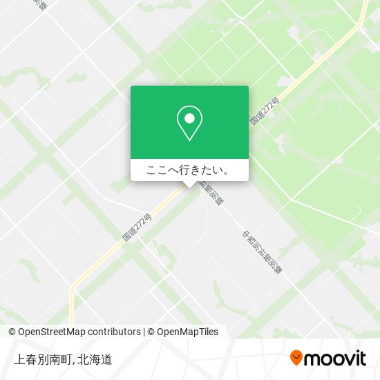 上春別南町地図