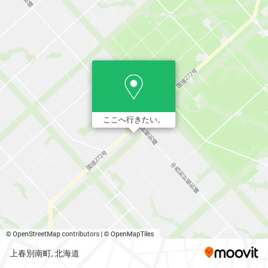 上春別南町地図