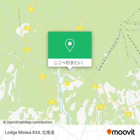 Lodge Moiwa 834地図