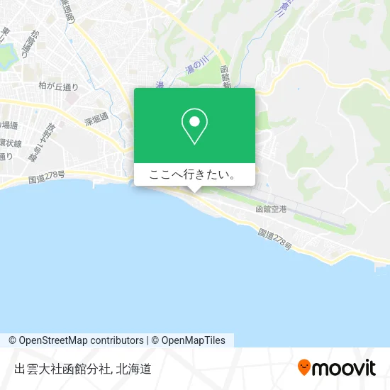 出雲大社函館分社地図