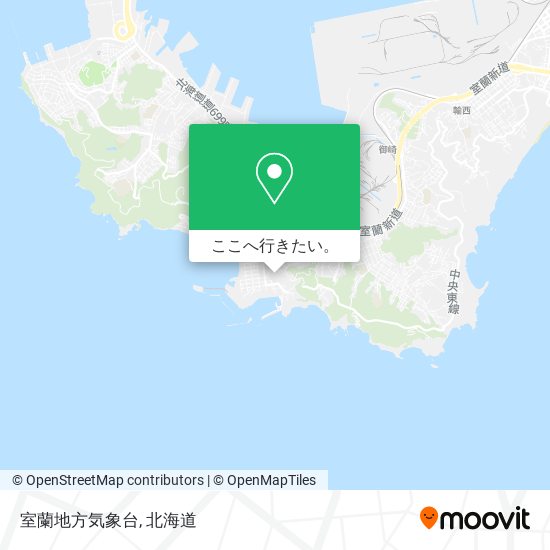 室蘭地方気象台地図