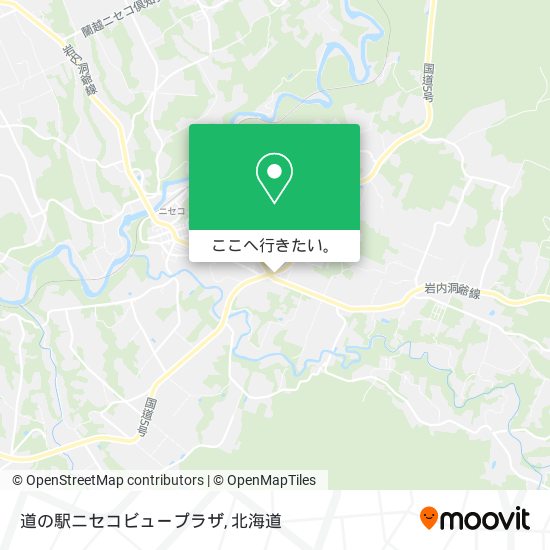 道の駅ニセコビュープラザ地図
