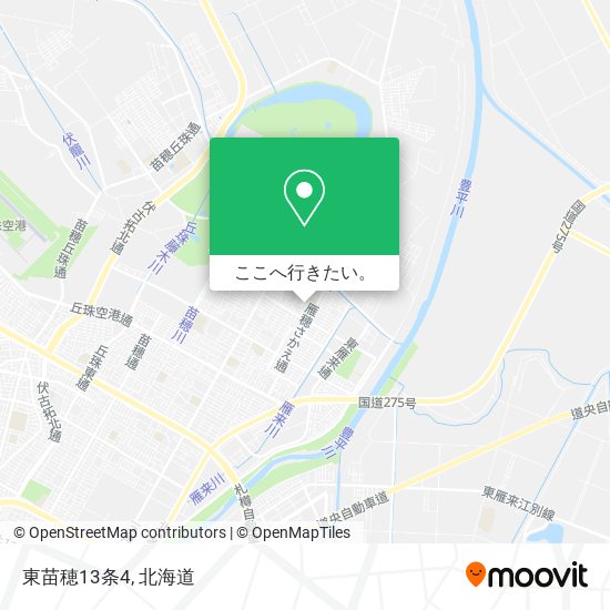 東苗穂13条4地図