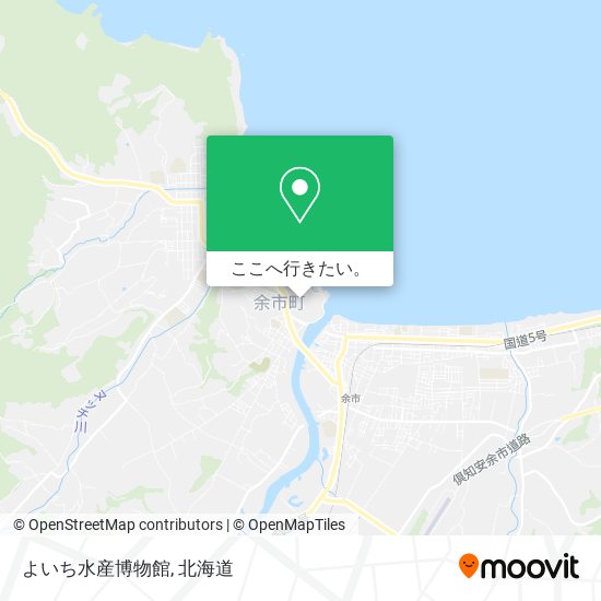 よいち水産博物館地図