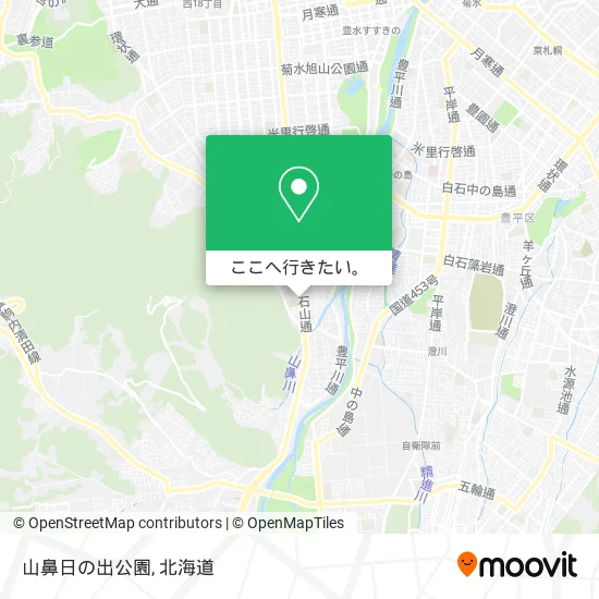 山鼻日の出公園地図