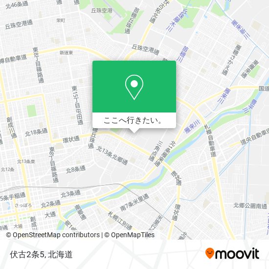 伏古2条5地図