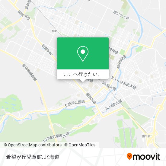 希望が丘児童館地図