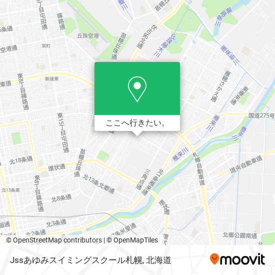 Jssあゆみスイミングスクール札幌地図