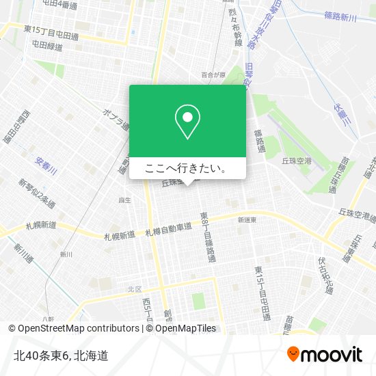 北40条東6地図