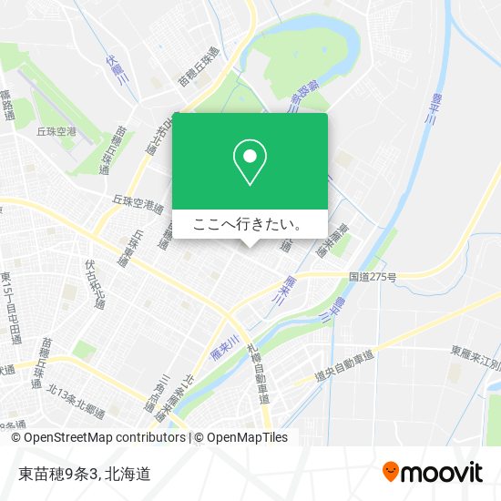 東苗穂9条3地図