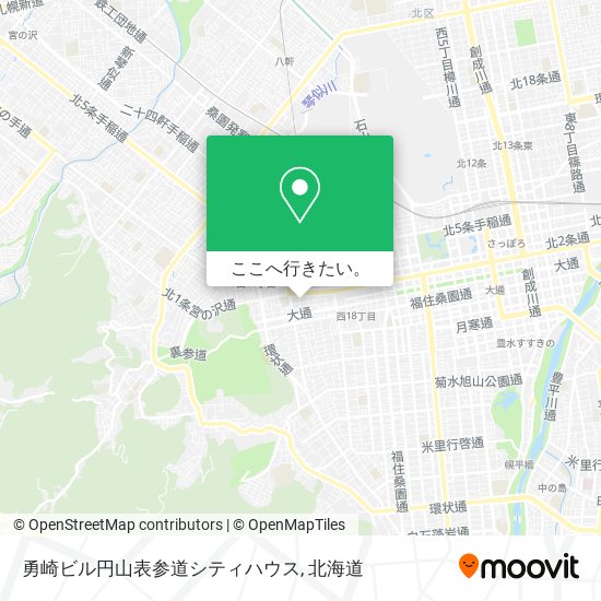 勇崎ビル円山表参道シティハウス地図