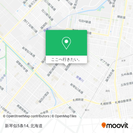 新琴似5条14地図