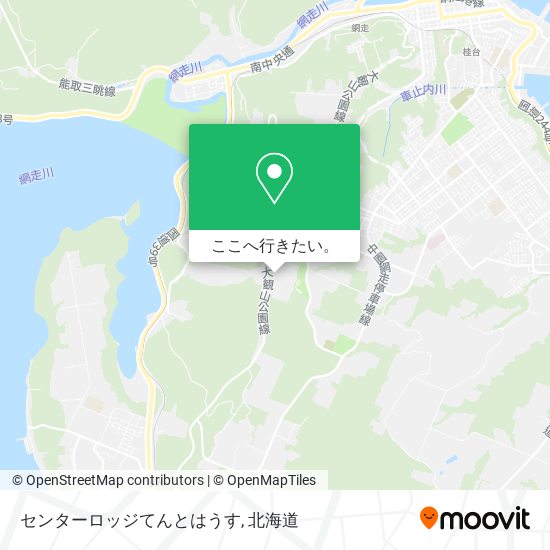 センターロッジてんとはうす地図