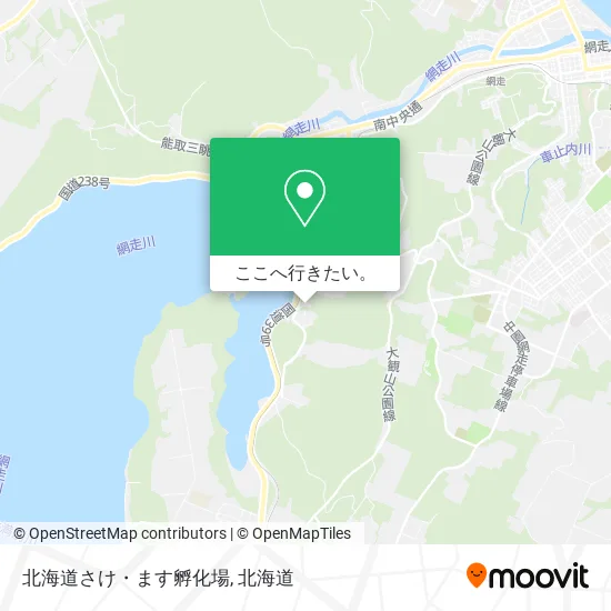 北海道さけ・ます孵化場地図