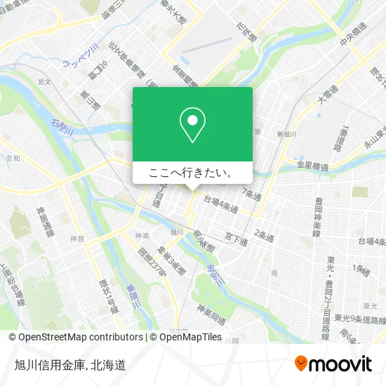 旭川信用金庫地図