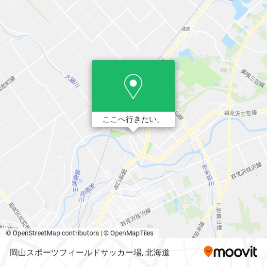 岡山スポーツフィールドサッカー場地図