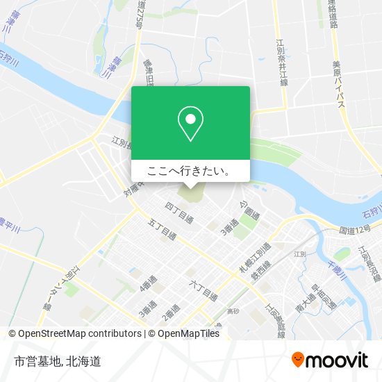 市営墓地地図