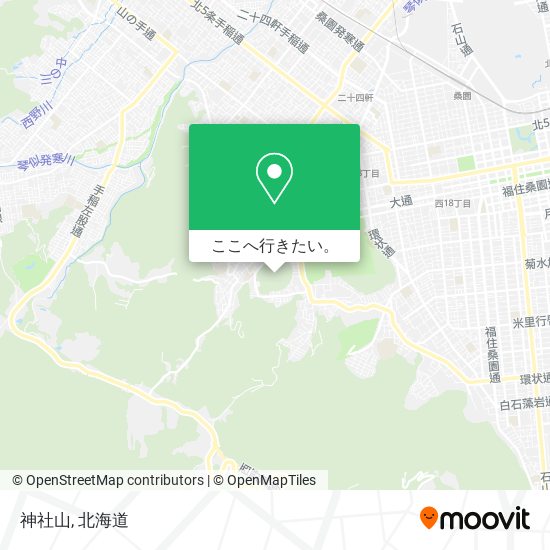 神社山地図