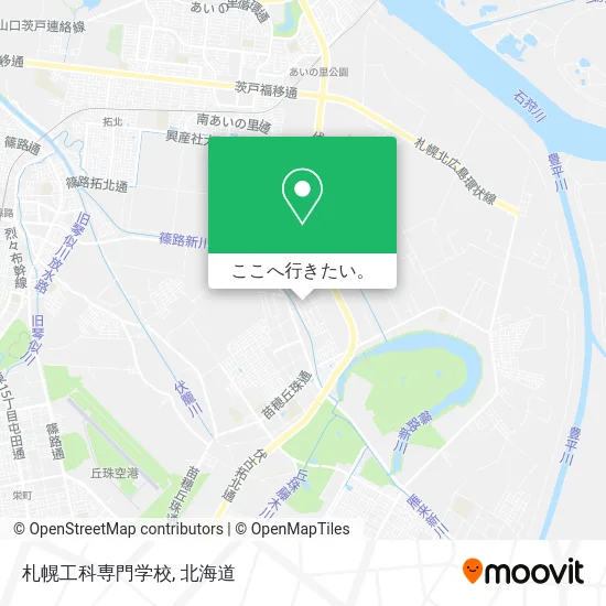 札幌工科専門学校地図
