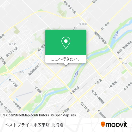 ベストプライス末広東店地図