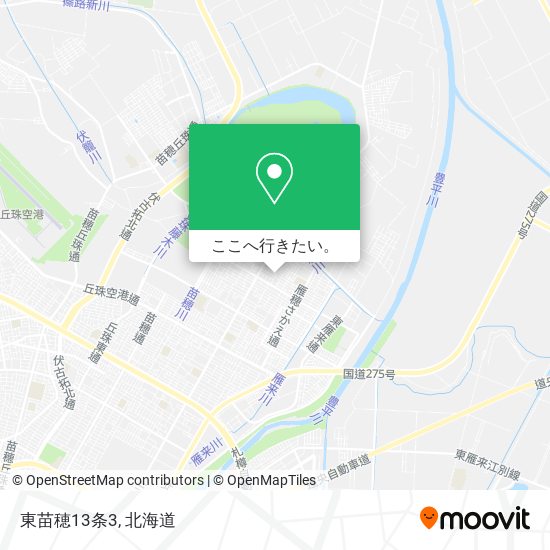 東苗穂13条3地図