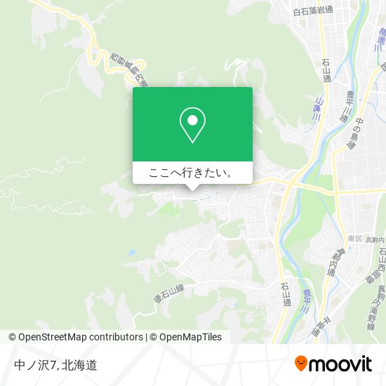 中ノ沢7地図