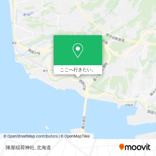 陣屋稲荷神社地図