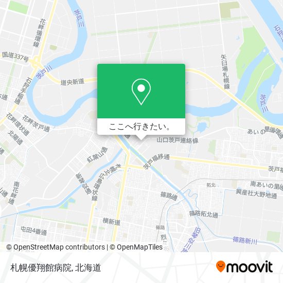 札幌優翔館病院地図