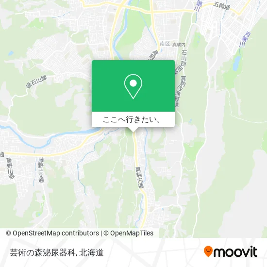 芸術の森泌尿器科地図