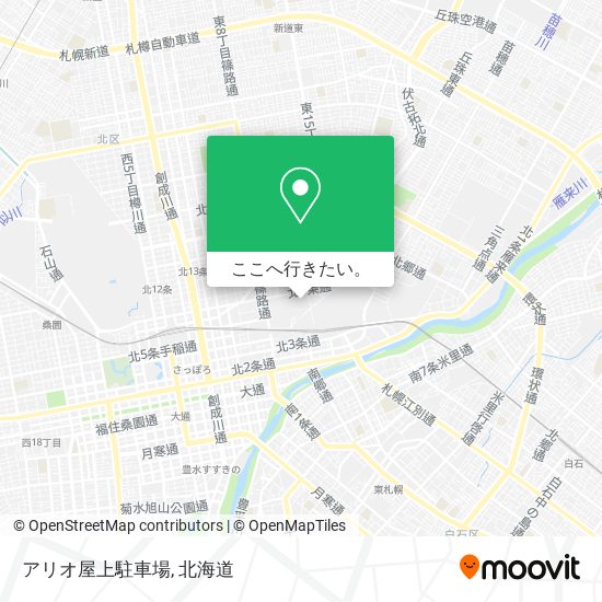 アリオ屋上駐車場地図