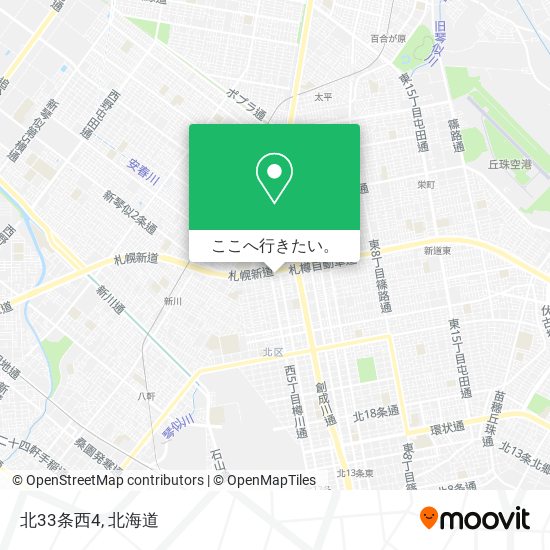 北33条西4地図