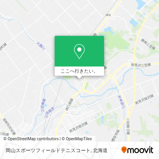 岡山スポーツフィールドテニスコート地図