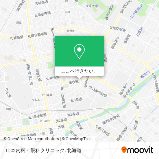 山本内科・眼科クリニック地図