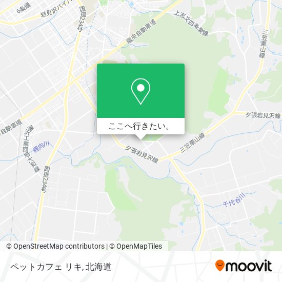 ペットカフェ リキ地図