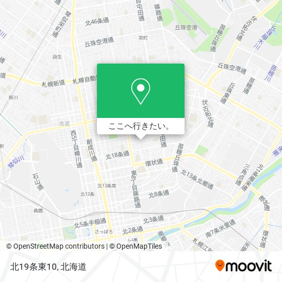 北19条東10地図